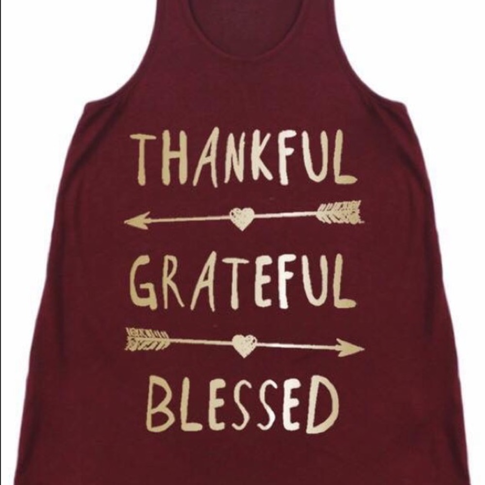 Thankful razor back Tank